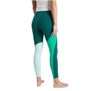 Athleta Size XXS Elation Asym 7/8 High Rise Legging in Powervita Green.